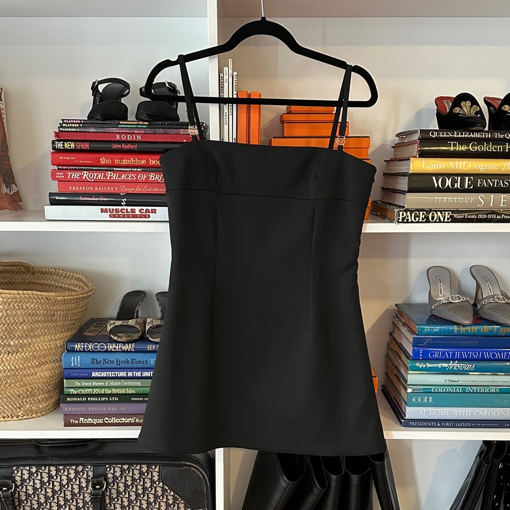 Coperni Black Mini Dress